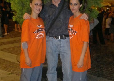 Scremin tra due fans ;-) - Tri pas in Piasa