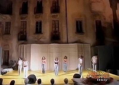 Il corpo di ballo nella cornice di Villa Nigra